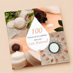 "100 façons de se sublimer avec son lait maternel" <br/><span style="font-family: Quicksand; font-weight: 500;font-size: 0.8em; line-height: 1em;"> Livre "Soins et cosmétiques maison"</span>